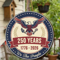 Patriotic Wooden Hanging Plaques for Party Decor
